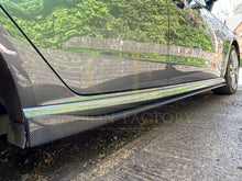 Load image into Gallery viewer, V Style Carbon Fibre Side Skirts for Audi A3 Hatchback S Line 13-15
