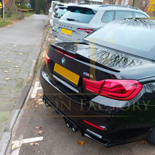 Load image into Gallery viewer, V Style Gloss Black Boot Spoiler for BMW 4 Series F33 Convertible inc F83 M4 14-20