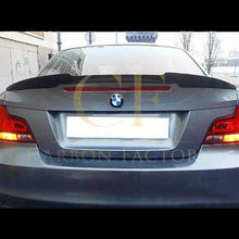 Load image into Gallery viewer, V Style Pre-Preg Carbon Fibre Boot Spoiler for BMW 1 Series E82 2007-2013
