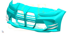 Load image into Gallery viewer, V Style Pre-Preg Carbon Fibre Front Canards for BMW G80 M3 G82 G83 M4 21-Present