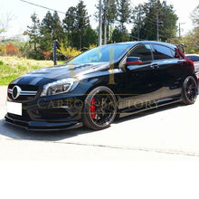 Load image into Gallery viewer, VRS Style Carbon Fibre Front Splitter for Mercedes Benz W176 A Class & A45 13-15