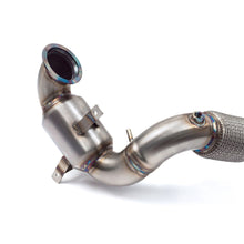 Load image into Gallery viewer, VW Polo GTI (AW) Mk6 2.0 TSI (19>) Sports Cat / De-Cat Front Downpipe (incl PPF delete) Performance Exhaust
