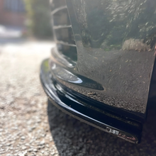 Load image into Gallery viewer, VW GOLF MK6 R FRONT SPLITTER & SIDE EXTENSIONS GLOSS BLACK ABS