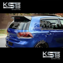 Load image into Gallery viewer, VW Golf MK6 GTD GTI R20 Osir Style Gloss Black Boot Spoiler 2008-2013