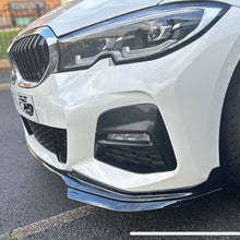 Load image into Gallery viewer, MP Style Gloss Black Front Splitter for BMW 3 Series G20 G21 Pre-LCI 19-21