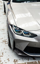 Load image into Gallery viewer, Alpha N Carbon Fibre Front Corner Splitters (Spoiler Corners) for BMW G80 M3 & G82 M4 G8X - Front Bumper Corner Trim Upgrade Pair