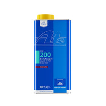 Load image into Gallery viewer, ATE TYP200 (Typ 200) DOT 4 Racing Brake Fluid 1 Litre (1L) | High Boiling Point Performance Brake Fluid for Track Day, Motorsport & Fast Road | Super Blue Successor