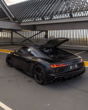Load image into Gallery viewer, Audi R8 Gen 2 (4S) Black Rings Blackout Emblem Set - Front Grille & Rear Badges 2015-2024