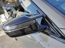 Load image into Gallery viewer, AutoTecknic 2x2 Twill Carbon Fibre G8X-Style Wing Mirror Covers for BMW 3 Series G20/G21 (2018+) & 4 Series G22 (2020+) / G26 (2021+) – Direct OEM Replacement Pair