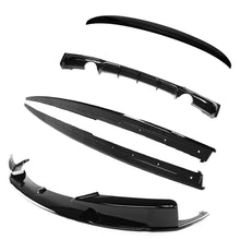 Load image into Gallery viewer, BMW 3 SERIES F30 GLOSS BLACK FULL KIT (DUAL EXHAUST) - MP STYLE - BLAK BY CT CARBON