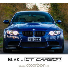 Load image into Gallery viewer, BMW 3 SERIES E92 & E93 LCI DOUBLE SLAT BLACK GRILLES - BLAK BY CT CARBON