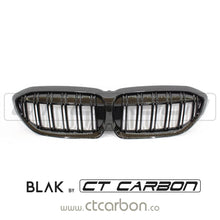 Load image into Gallery viewer, BMW 3 SERIES G20/G21 BLACK GRILLE - BLAK BY CT CARBON