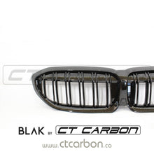 Load image into Gallery viewer, BMW 3 SERIES G20/G21 BLACK GRILLE - BLAK BY CT CARBON