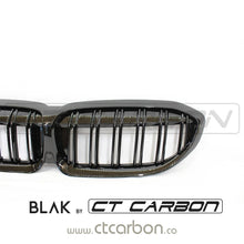 Load image into Gallery viewer, BMW 3 SERIES G20/G21 BLACK GRILLE - BLAK BY CT CARBON