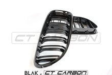 Load image into Gallery viewer, BMW 6 SERIES & F06 F12 F13 DOUBLE SLAT BLACK GRILLES - BLAK BY CT CARBON
