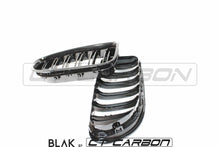 Load image into Gallery viewer, BMW 6 SERIES & F06 F12 F13 DOUBLE SLAT BLACK GRILLES - BLAK BY CT CARBON