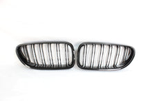 Load image into Gallery viewer, BMW 6 SERIES & F06 F12 F13 DOUBLE SLAT BLACK GRILLES - BLAK BY CT CARBON
