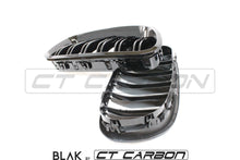 Load image into Gallery viewer, BMW F10 M5 & 5 SERIES BLACK DOUBLE SLAT GRILLES - BLAK BY CT CARBON