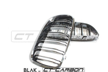 Load image into Gallery viewer, BMW F10 M5 & 5 SERIES BLACK DOUBLE SLAT GRILLES - BLAK BY CT CARBON