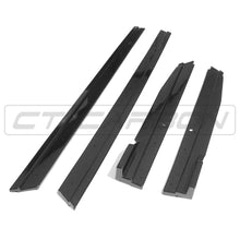 Load image into Gallery viewer, VOLKSWAGEN GOLF R/GTD/GTI MK7/7.5 2014-2020 GLOSS BLACK SIDE SKIRTS