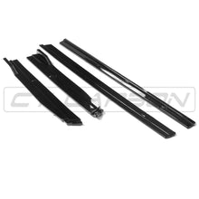 Load image into Gallery viewer, VOLKSWAGEN GOLF R/GTD/GTI MK7/7.5 2014-2020 GLOSS BLACK SIDE SKIRTS