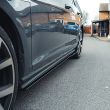 Load image into Gallery viewer, VOLKSWAGEN GOLF R/GTD/GTI MK7/7.5 2014-2020 GLOSS BLACK SIDE SKIRTS