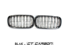 Load image into Gallery viewer, BMW X5M/X6M F16 & F15 DOUBLE SLAT GRILLES - BLAK BY CT CARBON