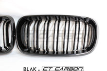 Load image into Gallery viewer, BMW X5M/X6M F16 & F15 DOUBLE SLAT GRILLES - BLAK BY CT CARBON