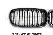 Load image into Gallery viewer, BMW X5M/X6M F16 & F15 DOUBLE SLAT GRILLES - BLAK BY CT CARBON