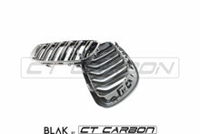Load image into Gallery viewer, BMW M3 / 3 SERIES E92/E93 DOUBLE SLAT BLACK GRILLES - BLAK BY CT CARBON