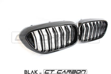 Load image into Gallery viewer, BMW M5 F90 / 5 SERIES G30/G31 DOUBLE SLAT BLACK GRILLES - BLAK BY CT CARBON