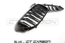Load image into Gallery viewer, BMW M5 F90 / 5 SERIES G30/G31 DOUBLE SLAT BLACK GRILLES - BLAK BY CT CARBON