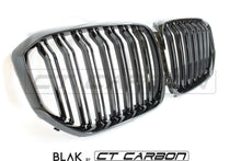 Load image into Gallery viewer, BMW X5 G05 DOUBLE SLAT BLACK GRILLES - BLAK BY CT CARBON
