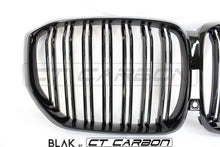 Load image into Gallery viewer, BMW X5 G05 DOUBLE SLAT BLACK GRILLES - BLAK BY CT CARBON