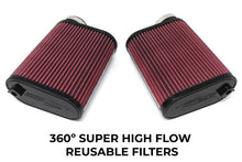 Load image into Gallery viewer, Burger Motorsports BMS Twin Cold Air Intake Induction Kit for Mercedes-AMG C-Class C63 AMG / C63 S AMG (2015+) and GLC-Class GLC63 AMG (2017+)