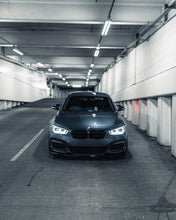 Load image into Gallery viewer, BMW 1 Series F20 F21 LCI M Sport Front Splitter / Front Bumper Lip Spoiler - Gloss Black - ZAERO Design EVO-1 - Fits M135i M140i (2015-2019)