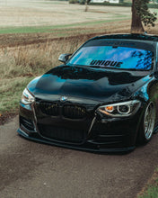 Load image into Gallery viewer, BMW 1 Series F20 F21 Pre-LCI M Sport & M135i 2011-2015 ZAERO Design EVO-1 Gloss Black Front Splitter Front Lip Spoiler