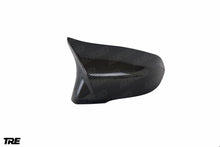 Load image into Gallery viewer, TRE Pre-Preg Carbon Fibre M Style Mirror Covers for BMW 1 Series F40, 2 Series Gran Coupe F44, 2 Series F45/F46, X1 F48, Z4 G29 & Toyota Supra J29 (2019+) - 2x2 Twill Carbon Mirror Caps Pair