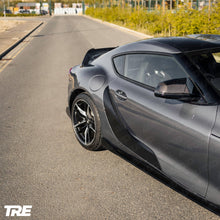 Load image into Gallery viewer, TRE Pre-Preg Carbon Fibre M Style Mirror Covers for BMW 1 Series F40, 2 Series Gran Coupe F44, 2 Series F45/F46, X1 F48, Z4 G29 & Toyota Supra J29 (2019+) - 2x2 Twill Carbon Mirror Caps Pair