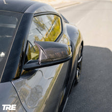 Load image into Gallery viewer, TRE Pre-Preg Carbon Fibre M Style Mirror Covers for BMW 1 Series F40, 2 Series Gran Coupe F44, 2 Series F45/F46, X1 F48, Z4 G29 & Toyota Supra J29 (2019+) - 2x2 Twill Carbon Mirror Caps Pair