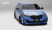Load image into Gallery viewer, BMW 1 Series F40 M Sport & M135i Front Splitter / Front Lip Spoiler - Gloss Black - ZAERO Design EVO-1 (2019-2024)