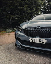 Load image into Gallery viewer, BMW 1 Series F40 M Sport & M135i Front Splitter / Front Lip Spoiler - Gloss Black - ZAERO Design EVO-1 (2019-2024)