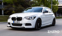 Load image into Gallery viewer, BMW 1 Series F20 F21 Pre-LCI Gloss Black Body Kit - ZAERO EVO-1 4-Piece (Front Lip Splitter, Side Skirts, Rear Diffuser, Rear Spoiler) - Fits 2011-2015 incl. M135i