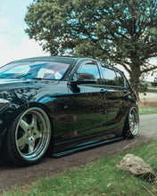 Load image into Gallery viewer, BMW 1 Series F20 F21 Pre-LCI Gloss Black Body Kit - ZAERO EVO-1 4-Piece (Front Lip Splitter, Side Skirts, Rear Diffuser, Rear Spoiler) - Fits 2011-2015 incl. M135i