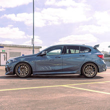 Load image into Gallery viewer, BMW 1 Series F40 & M135i Pre-Preg Carbon Fibre (Carbon Fiber) Side Skirts (Side Skirt Extensions), 2x2 Twill Weave, Full-Length with Rear Winglet, 2019-2024 - UK Designed