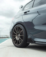 Load image into Gallery viewer, BMW 1 Series F40 & M135i Pre-Preg Carbon Fibre (Carbon Fiber) Side Skirts (Side Skirt Extensions), 2x2 Twill Weave, Full-Length with Rear Winglet, 2019-2024 - UK Designed
