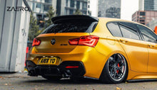 Load image into Gallery viewer, BMW 1 Series F20 F21 LCI M135i M140i 2015-2019 Rear Diffuser Side Spat Flap Extensions Gloss Black - ZAERO Design EVO-1 Direct Fit Bolt-On
