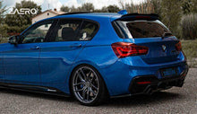 Load image into Gallery viewer, BMW 1 Series F20 F21 LCI M135i M140i 2015-2019 Rear Diffuser Side Spat Flap Extensions Gloss Black - ZAERO Design EVO-1 Direct Fit Bolt-On