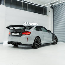 Load image into Gallery viewer, BMW 2 Series F22 & M2 F87/M2 Competition (2014-2021) – ADRO AT-R1 Pre-Preg Carbon Fibre (Carbon Fiber) Swan Neck Rear Wing Spoiler, 2x2 Twill Performance Aero