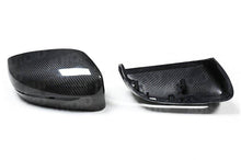 Load image into Gallery viewer, BMW 2 Series G42, 3 Series G20/G21, 4 Series G22/G23/G26 Pre-Preg Dry Carbon Fibre Replacement Mirror Covers/Caps (2x2 Twill) by TRE